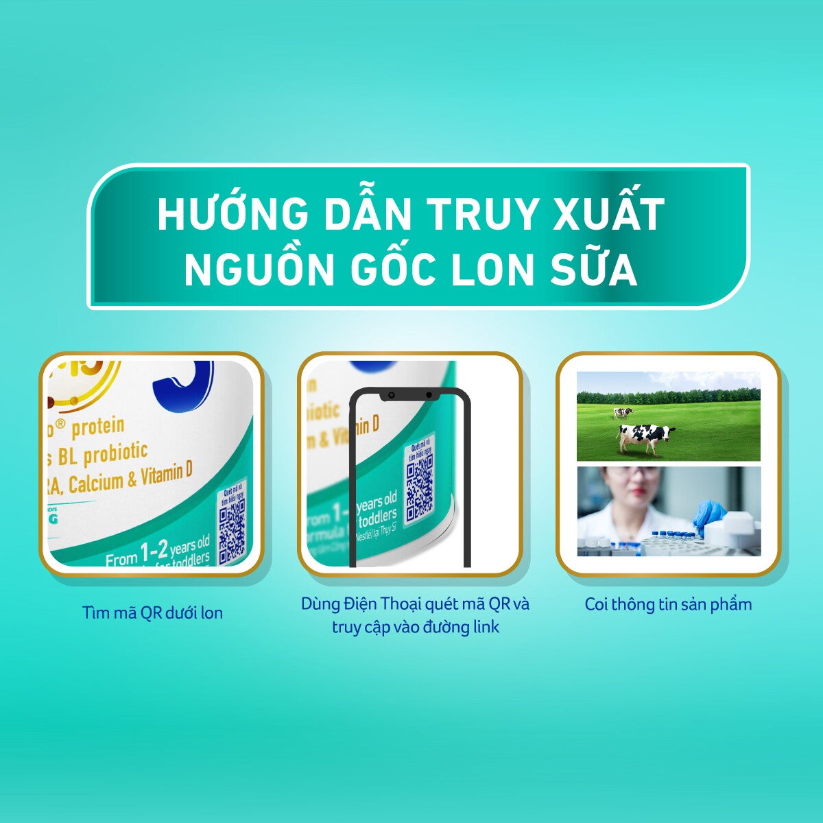 truy xuất nguồn gốc lon sữa