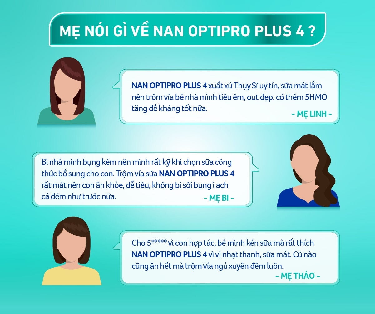 MẸ NÓI VỀ NAN OPTIPRO PLUS 4