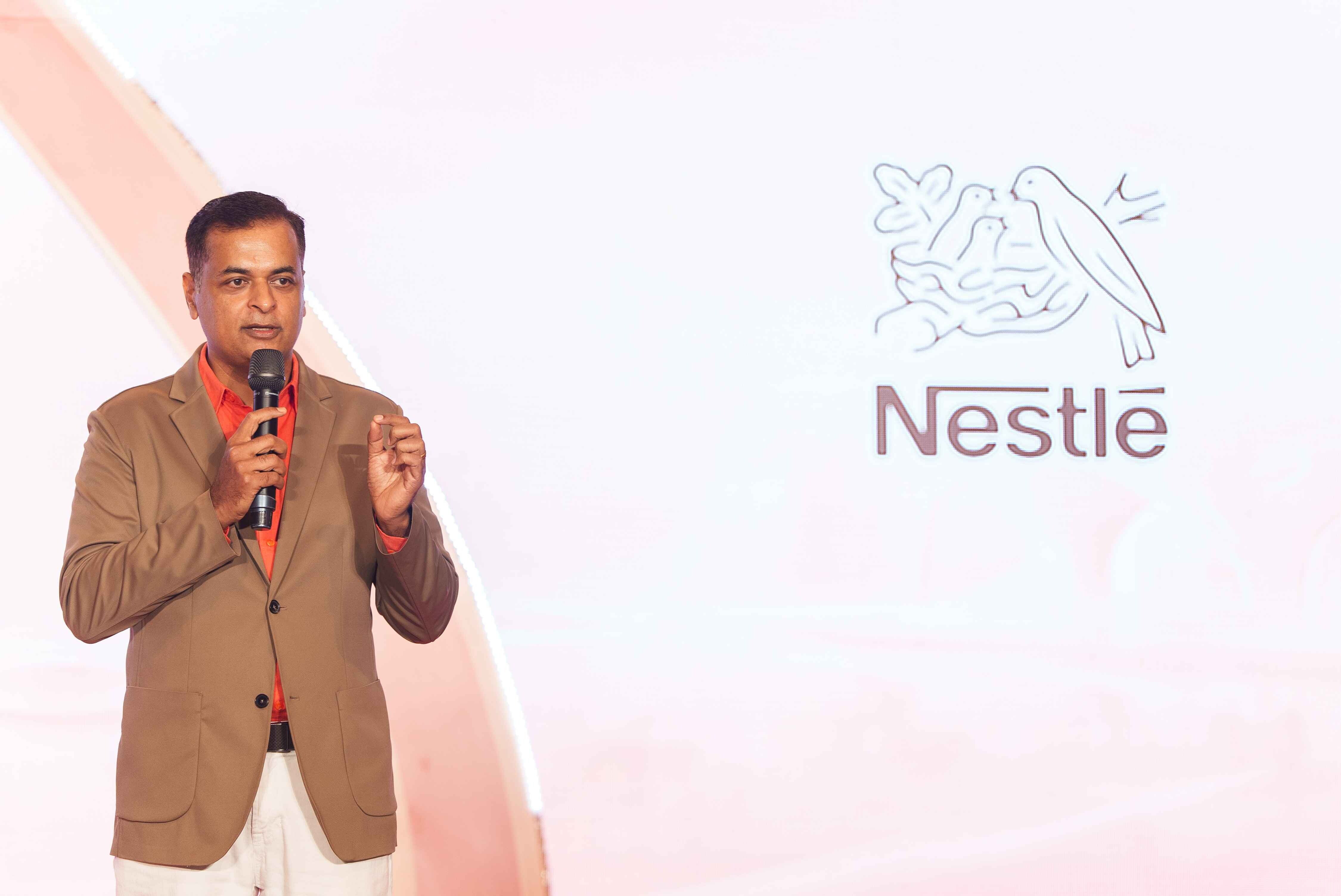 Ông Binu Jacob, Tổng Giám Đốc Nestlé Việt Nam chia sẻ về tầm nhìn của Nestlé Việt Nam trong việc nâng cao chất lượng cuộc sống, góp phần vào một tương lai khỏe mạnh hơn cho thế hệ trẻ Việt Nam