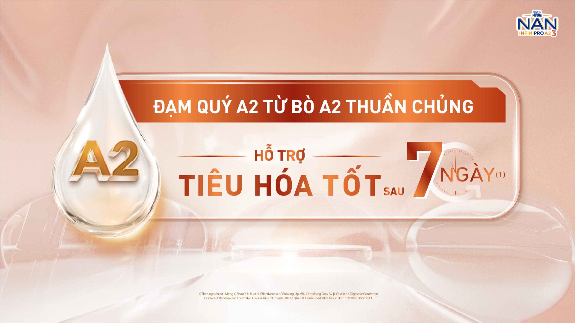 Đạm A2 từ bò A2 thuần chủng hỗ trợ tiêu hóa thoải mái cho trẻ nhỏ