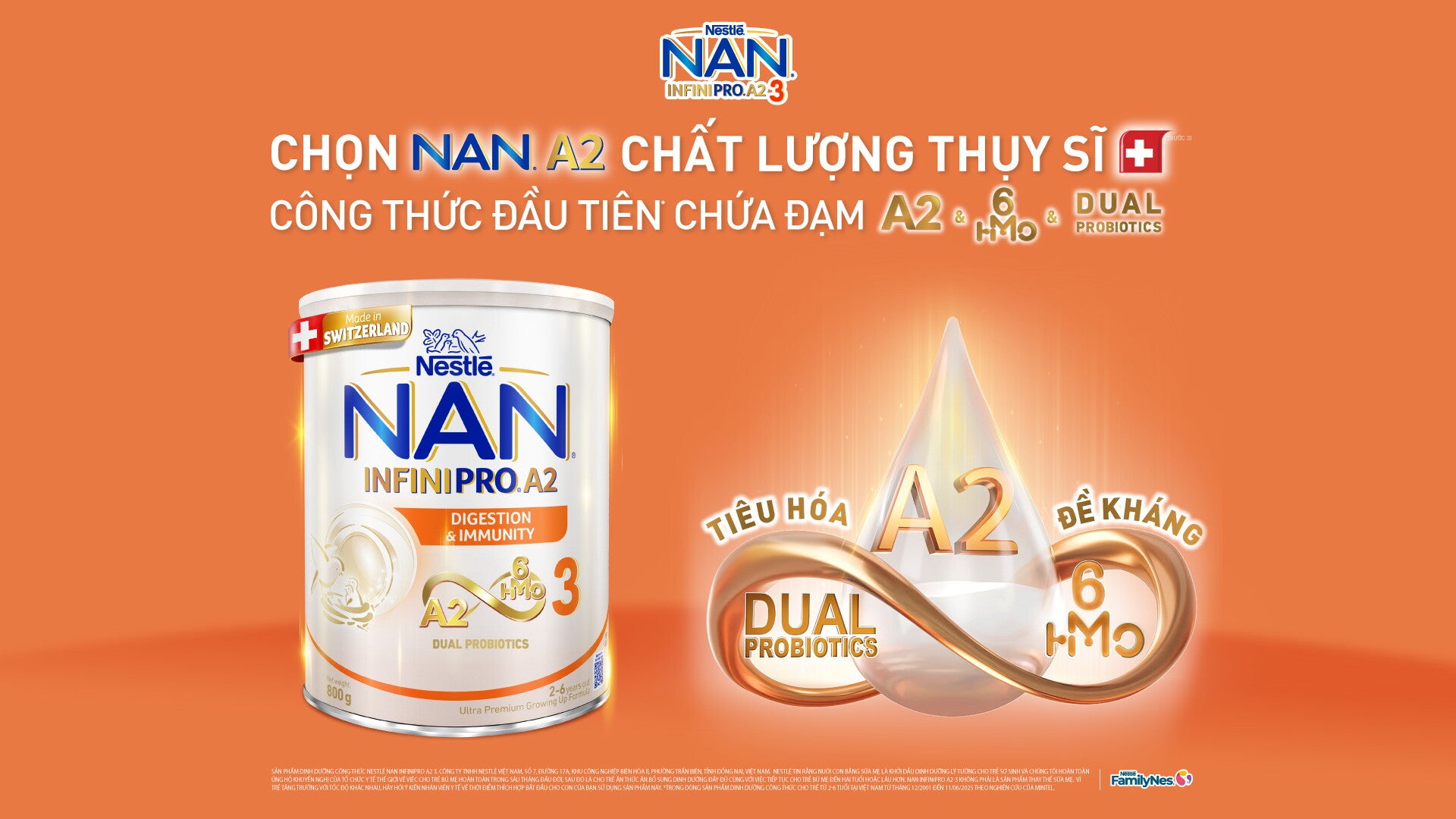 Hệ dưỡng chất cân đối – Giúp bé phát triển toàn diện