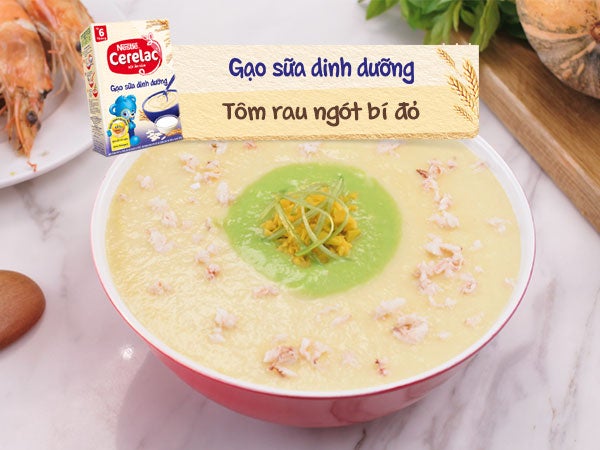 Ăn dặm với tôm