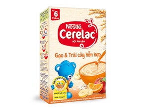 BỘT ĂN DẶM NESTLÉ CERELAC GẠO TRÁI CÂY HỖN HỢP