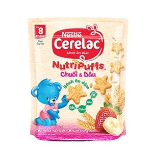 BÁNH ĂN DẶM NESTLÉ CERELAC CHUỐI DÂU – 50g BÁNH ĂN DẶM NESTLÉ CERELAC CHUỐI DÂU – 50g