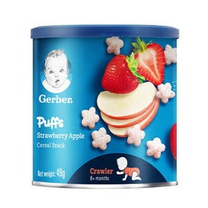 BÁNH ĂN DẶM GERBER DÂU TÁO - 49g BÁNH ĂN DẶM GERBER DÂU TÁO - 49g