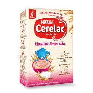 BỘT ĂN DẶM NESTLÉ CERELAC GẠO LỨC TRỘN SỮA – 200g BỘT ĂN DẶM NESTLÉ CERELAC GẠO LỨC TRỘN SỮA – 200g