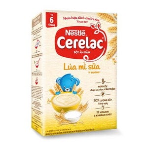 BỘT ĂN DẶM NESTLÉ CERELAC LÚA MÌ SỮA – 200g BỘT ĂN DẶM NESTLÉ CERELAC LÚA MÌ SỮA – 200g