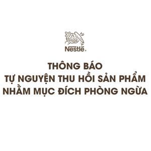 Thông báo tự nguyện thu hồi sản phẩm nhằm mục đích phòng ngừa