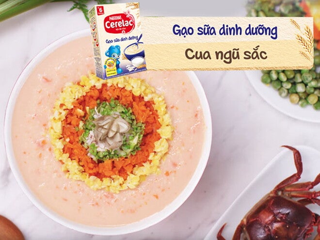 ăn dặm với cua ăn dặm với cua