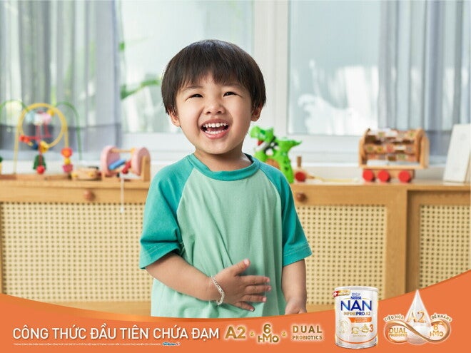 NAN INFINIPRO A2 (Bước 3) sữa mát cho giai đoạn vàng