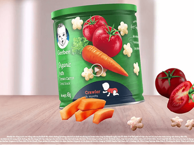 BÁNH ĂN DẶM GERBER CHO CON VUI LUYỆN KỸ NĂNG ĐẦU ĐỜI!