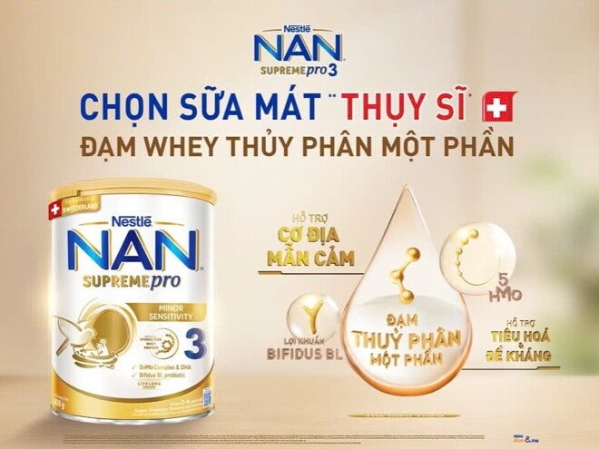 Chọn NAN Supreme Pro 3 Sữa Mát Thụy Sĩ Hỗ Trợ Cơ Địa Mẫn Cảm