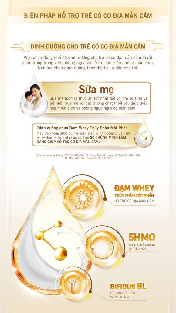 Biện pháp hỗ trợ trẻ có cơ địa mẫn cảm