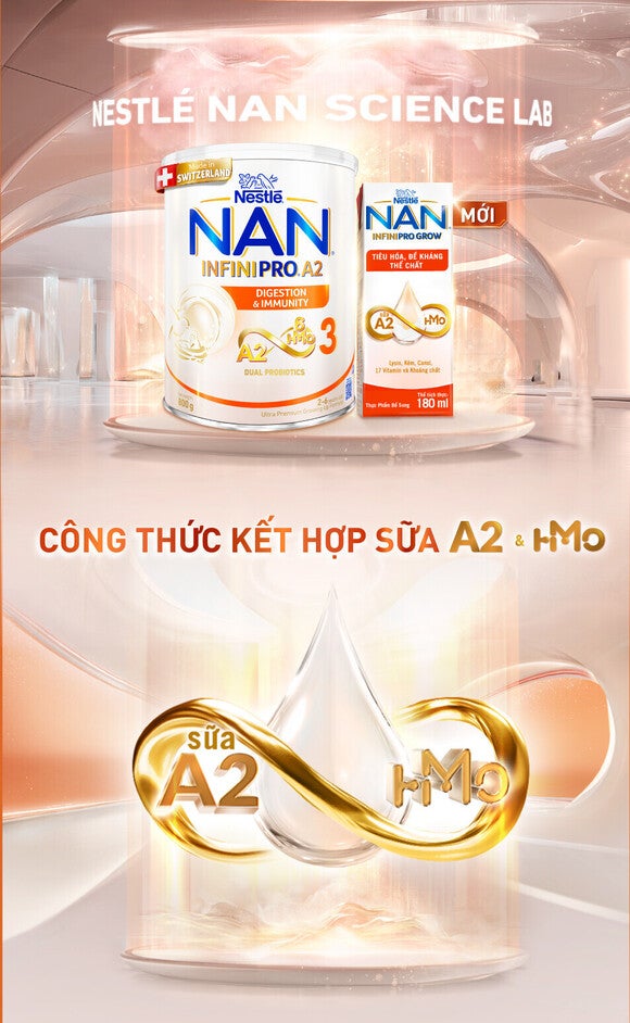 Công thức kết hợp sữa A2 & HMO