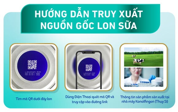 Hướng dẫn truy xuất nguồn gốc lon sữa Hướng dẫn truy xuất nguồn gốc lon sữa
