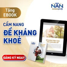 NAN SupremePro 3 cẩm nang đề kháng khoẻ